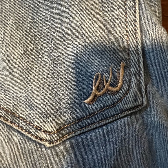 Express denim leggings size 0R high rise - Picture 6 of 6